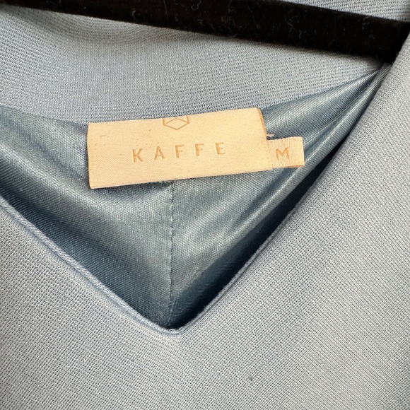 KAFFE Sky Blue V-Neck Sleeveless Midi Dress - Picture 4 of 7